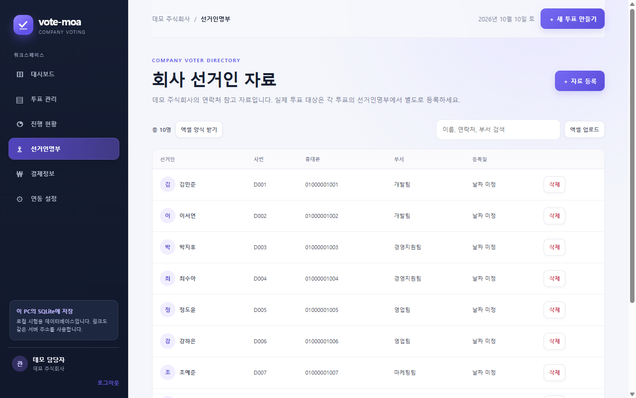 선거인명부